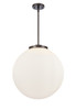 Beacon - 3 Light - 18 inch - Oil Rubbed Bronze - Cord hung - Pendant (221-3S-OB-G201-18-LED)