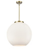 Athens - 3 Light - 18 inch - Antique Brass - Cord hung - Pendant (221-3S-AB-G121-18)