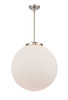 Beacon - 1 Light - 18 inch - Brushed Satin Nickel - Stem Hung - Pendant (221-1S-SN-G201-18-LED)