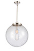 Beacon - 1 Light - 16 inch - Polished Nickel - Stem Hung - Pendant (221-1S-PN-G204-16-LED)