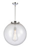 Beacon - 1 Light - 18 inch - Polished Chrome - Stem Hung - Pendant (221-1S-PC-G204-18-LED)