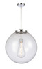 Beacon - 1 Light - 18 inch - Polished Chrome - Stem Hung - Pendant (221-1S-PC-G202-18)