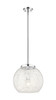White Mouchette - 1 Light - 14 inch - Polished Chrome - Stem Hung - Pendant (221-1S-PC-G1216-14WM)