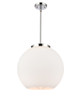 Athens - 1 Light - 16 inch - Polished Chrome - Stem Hung - Pendant (221-1S-PC-G121-16-LED)