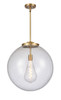 Beacon - 1 Light - 18 inch - Brushed Brass - Stem Hung - Pendant (221-1S-BB-G204-18)