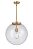 Beacon - 1 Light - 16 inch - Brushed Brass - Stem Hung - Pendant (221-1S-BB-G202-16)
