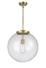 Beacon - 1 Light - 16 inch - Antique Brass - Stem Hung - Pendant (221-1S-AB-G204-16)