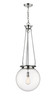 Beacon - 1 Light - 14 inch - Polished Chrome - Chain Hung - Pendant (221-1P-PC-G202-14)