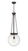 Beacon - 1 Light - 14 inch - Oil Rubbed Bronze - Chain Hung - Pendant (221-1P-OB-G204-14)