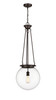 Beacon - 1 Light - 14 inch - Oil Rubbed Bronze - Chain Hung - Pendant (221-1P-OB-G202-14)