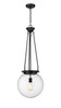 Beacon - 1 Light - 14 inch - Matte Black - Chain Hung - Pendant (221-1P-BK-G204-14)