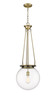 Beacon - 1 Light - 14 inch - Antique Brass - Chain Hung - Pendant (221-1P-AB-G202-14)