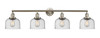 Bell - 4 Light - 44 inch - Brushed Satin Nickel - Bath Vanity Light (215-SN-G74)