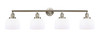 Bell - 4 Light - 44 inch - Brushed Satin Nickel - Bath Vanity Light (215-SN-G71)