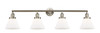 Cone - 4 Light - 44 inch - Brushed Satin Nickel - Bath Vanity Light (215-SN-G41-LED)