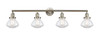 Olean - 4 Light - 43 inch - Brushed Satin Nickel - Bath Vanity Light (215-SN-G322)