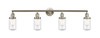 Dover - 4 Light - 43 inch - Brushed Satin Nickel - Bath Vanity Light (215-SN-G314)