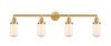 Dover - 4 Light - 43 inch - Satin Gold - Bath Vanity Light (215-SG-G311-LED)