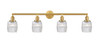 Colton - 4 Light - 42 inch - Satin Gold - Bath Vanity Light (215-SG-G302)