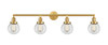 Beacon - 4 Light - 42 inch - Satin Gold - Bath Vanity Light (215-SG-G202-6-LED)