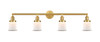 Canton - 4 Light - 42 inch - Satin Gold - Bath Vanity Light (215-SG-G181S)