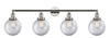 Beacon - 4 Light - 44 inch - Polished Nickel - Bath Vanity Light (215-PN-G202-8-LED)