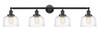 Bell - 4 Light - 44 inch - Oil Rubbed Bronze - Bath Vanity Light (215-OB-G713)