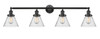 Cone - 4 Light - 44 inch - Oil Rubbed Bronze - Bath Vanity Light (215-OB-G44-LED)