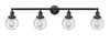 Beacon - 4 Light - 42 inch - Matte Black - Bath Vanity Light (215-BK-G204-6)