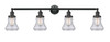 Bellmont - 4 Light - 42 inch - Matte Black - Bath Vanity Light (215-BK-G194)