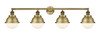 Hampden - 4 Light - 46 inch - Brushed Brass - Bath Vanity Light (215-BB-HFS-61-BB)