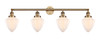 Bullet - 4 Light - 46 inch - Brushed Brass - Bath Vanity Light (215-BB-G661-7)