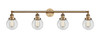 Beacon - 4 Light - 42 inch - Brushed Brass - Bath Vanity Light (215-BB-G202-6-LED)
