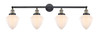 Bullet - 4 Light - 46 inch - Black Antique Brass - Bath Vanity Light (215-BAB-G661-7)