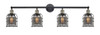 Bell Cage - 4 Light - 42 inch - Black Antique Brass - Bath Vanity Light (215-BAB-G53-CE-LED)