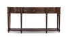 Butler Specialty Company Peyton 72 in. W Wood 3 Drawer Traditional Console Table with Lower Shelf, Medium Brown (3028001)