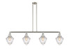 Bullet - 4 Light - 50 inch - Brushed Satin Nickel - Stem Hung - Island Light (214-SN-G664-7-LED)