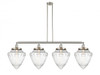 Bullet - 4 Light - 50 inch - Brushed Satin Nickel - Stem Hung - Island Light (214-SN-G664-12)
