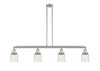 Bell - 4 Light - 50 inch - Brushed Satin Nickel - Stem Hung - Island Light (214-SN-G513-LED)
