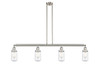 Dover - 4 Light - 49 inch - Brushed Satin Nickel - Stem Hung - Island Light (214-SN-G312)