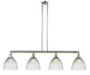 Seneca Falls - 4 Light - 51 inch - Polished Nickel - Stem Hung - Island Light (214-PN-G222-LED)