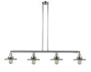 Railroad - 4 Light - 53 inch - Polished Chrome - Stem Hung - Island Light (214-PC-M7-LED)