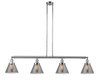 Cone - 4 Light - 52 inch - Polished Chrome - Stem Hung - Island Light (214-PC-G43)