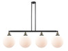 Beacon - 4 Light - 56 inch - Black Antique Brass - Stem Hung - Island Light (214-BAB-G201-12)