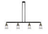 Canton - 4 Light - 51 inch - Black Antique Brass - Stem Hung - Island Light (214-BAB-G182S-LED)