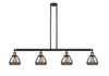 Fulton - 4 Light - 51 inch - Black Antique Brass - Stem Hung - Island Light (214-BAB-G173)