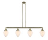 Bullet - 4 Light - 50 inch - Antique Brass - Stem Hung - Island Light (214-AB-G661-7-LED)