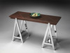 Butler Specialty Company Maxim 48 in. W Rectangular Leather and Metal Console Table, Multi-Color (2260220)