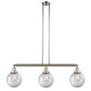 Beacon - 3 Light - 41 inch - Polished Nickel - Stem Hung - Island Light (213-PN-G202-8)