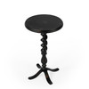 Butler Specialty Company Kolmar 13 in. W Round All Metal Pedestal Base Side Table, Gray (2667025)